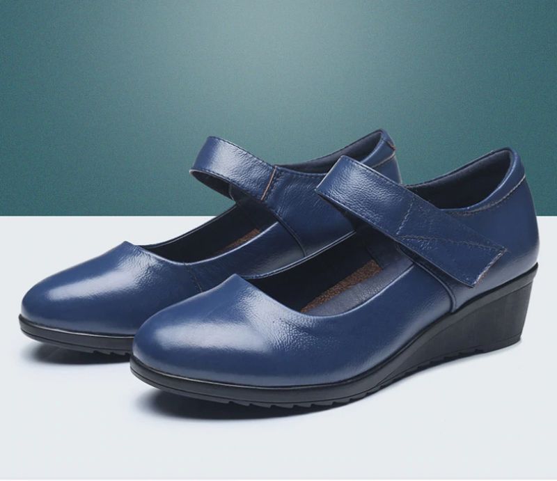 Lua Dames Wedges - Blauw