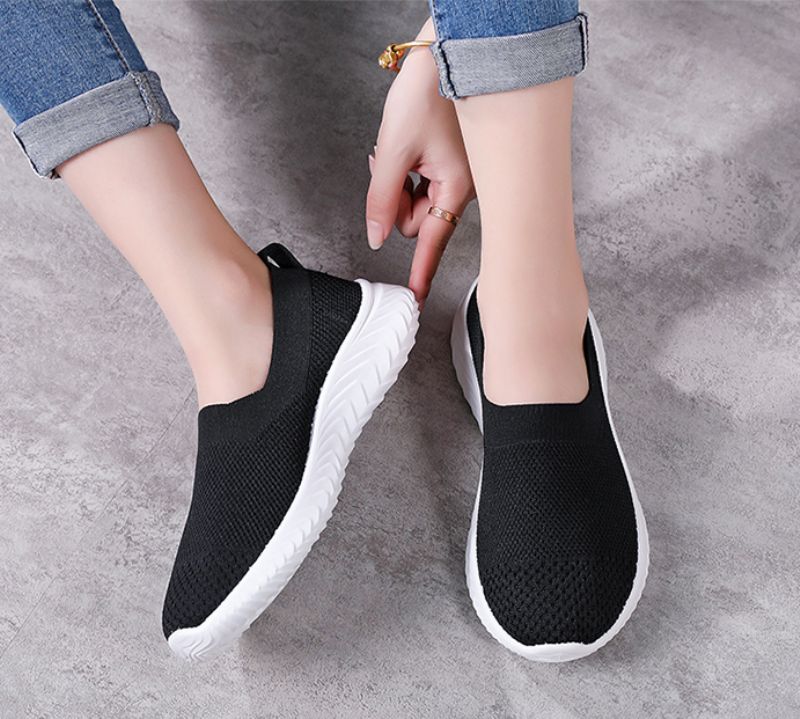 Luar Dames Slip-on Wandelschoenen - Roze