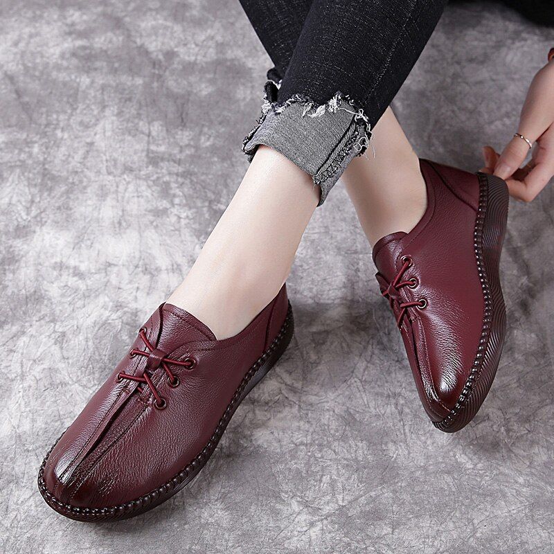 Luca Dames Loafer Schoenen - Zwart Hol