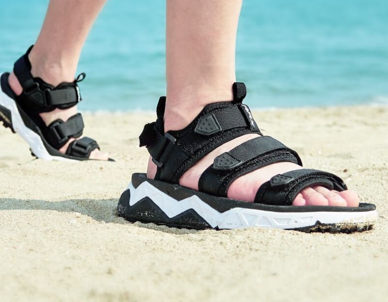 Lucas Unisex Outdoor Sandalen - Zwart