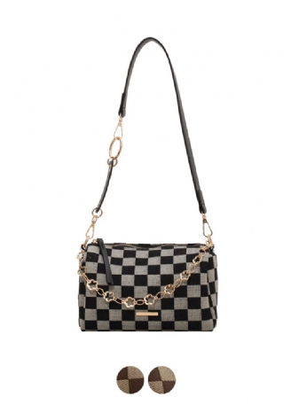 Lucero Dames Luxe Geruite Handtas