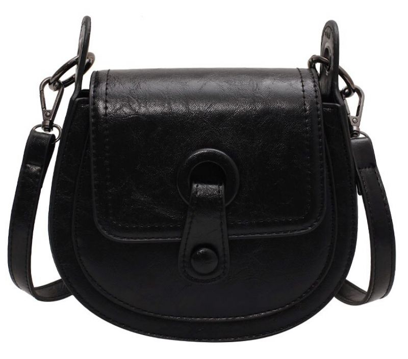 Lucho Dames Mini Leren Handtas - Zwart