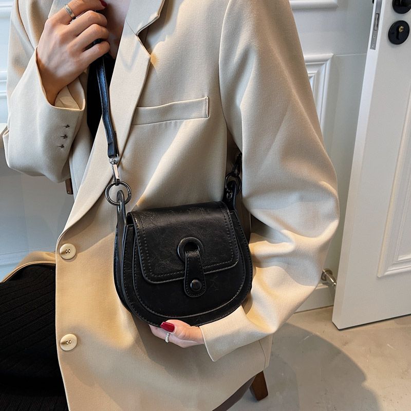 Lucho Dames Mini Leren Handtas - Zwart