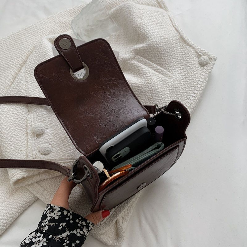 Lucho Dames Mini Leren Handtas - Zwart