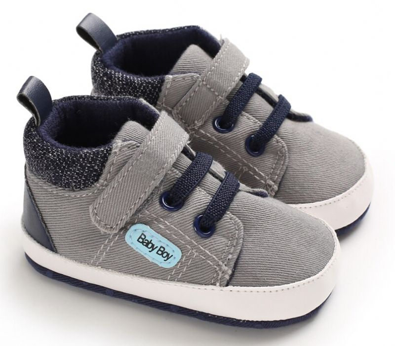 Lucian Baby Jongens Casual Sneakers - Grijs