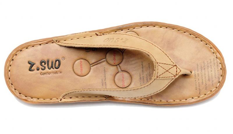 Luciano Heren Zomer Flip Flops - Zwart