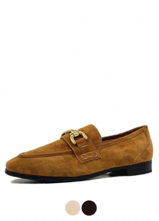 Luciany Leren Loafer Voor Dames