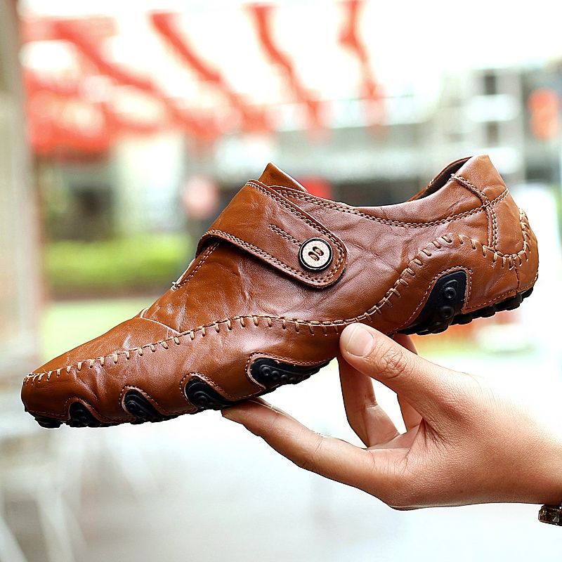 Lucky Heren Loafers Casual Schoenen - Bruin