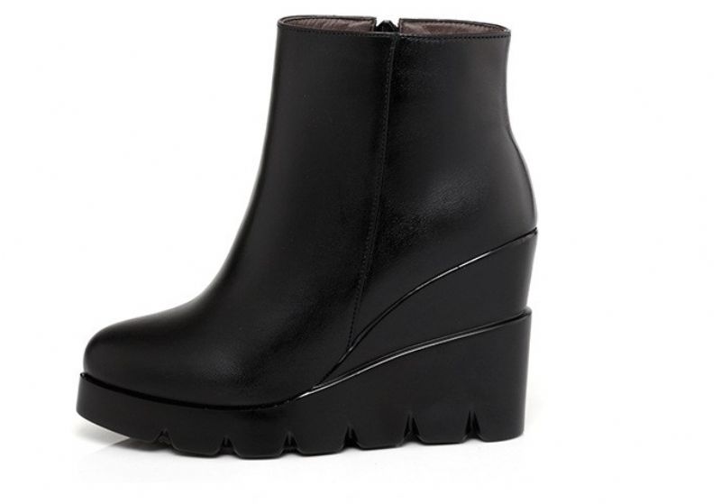 Lucrecia Dames Platform Mode Laarzen - Zwart