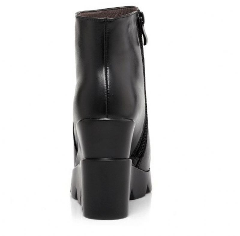 Lucrecia Dames Platform Mode Laarzen - Zwart