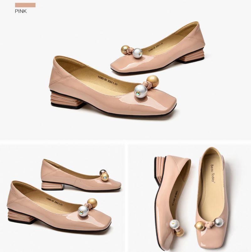 Lucrecia Platte Leren Loaferschoenen Voor Dames - Zwart