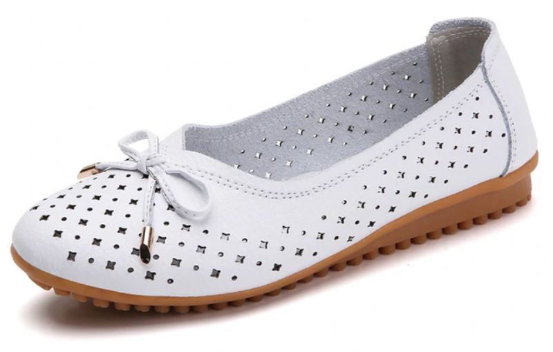 Lucy Dames Hoogwaardige Ademende Platte Schoenen - Beige