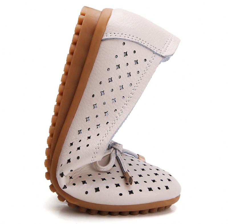 Lucy Dames Hoogwaardige Ademende Platte Schoenen - Beige