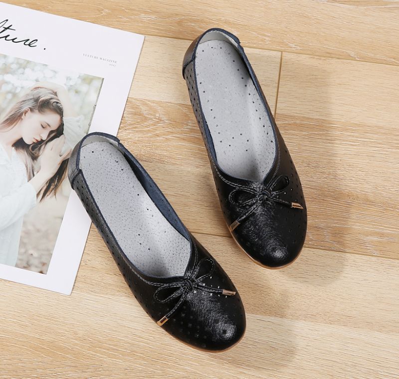 Lucy Dames Hoogwaardige Ademende Platte Schoenen - Beige