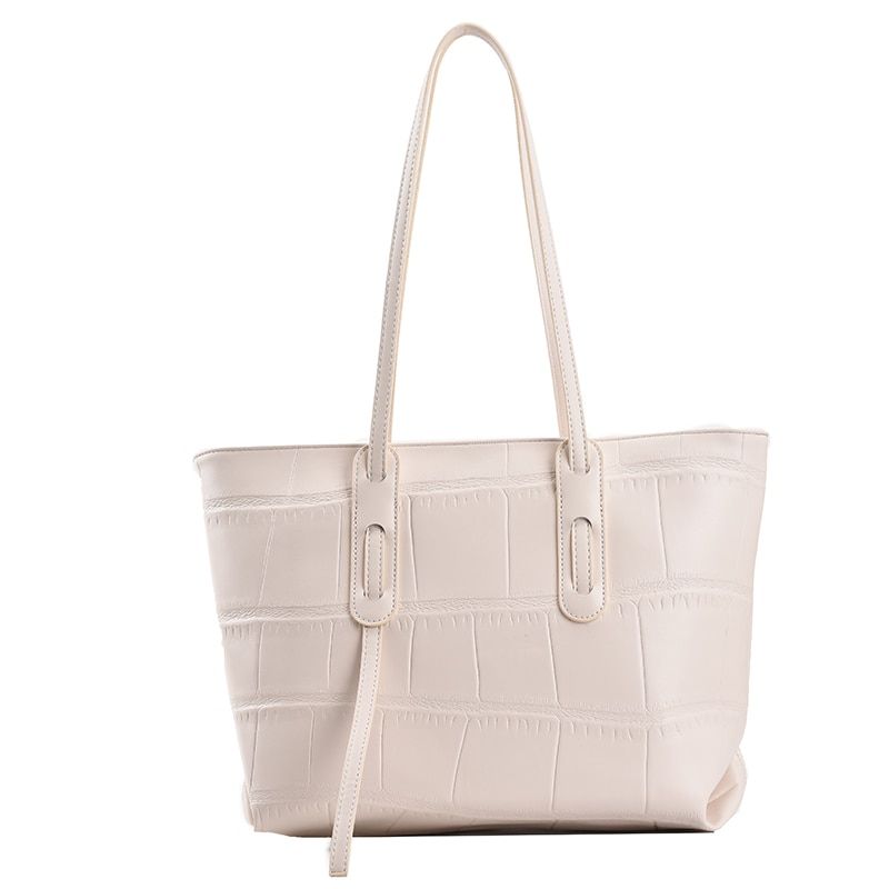 Lucy Dames Luxe Leren Handtas - Beige