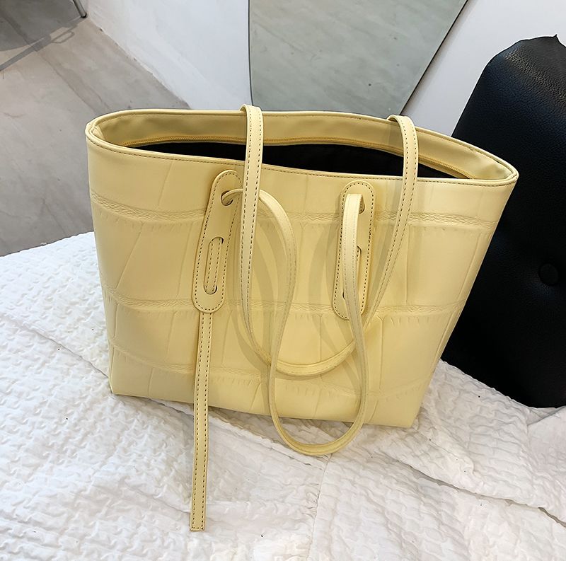 Lucy Dames Luxe Leren Handtas - Beige