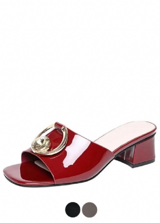 Lucy Dames Patent Leren Sandalen