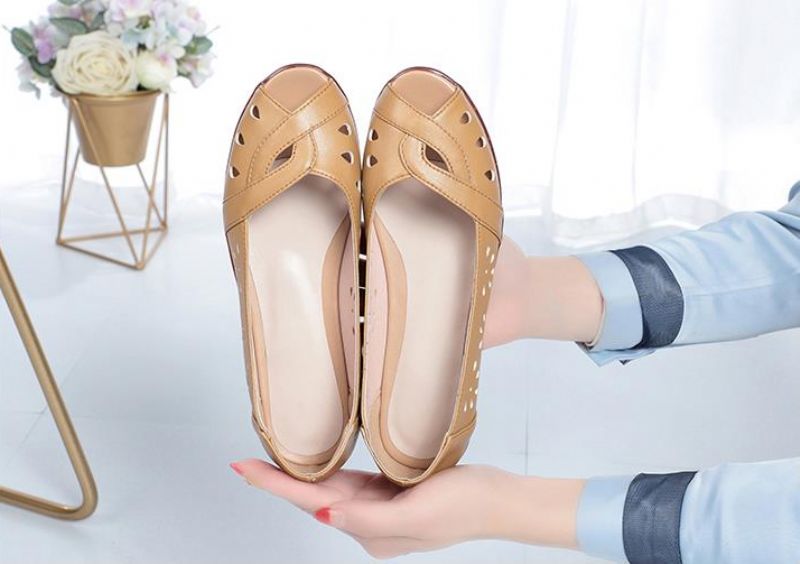 Lucy Dames Platte Schoenen Sandaal - Groen