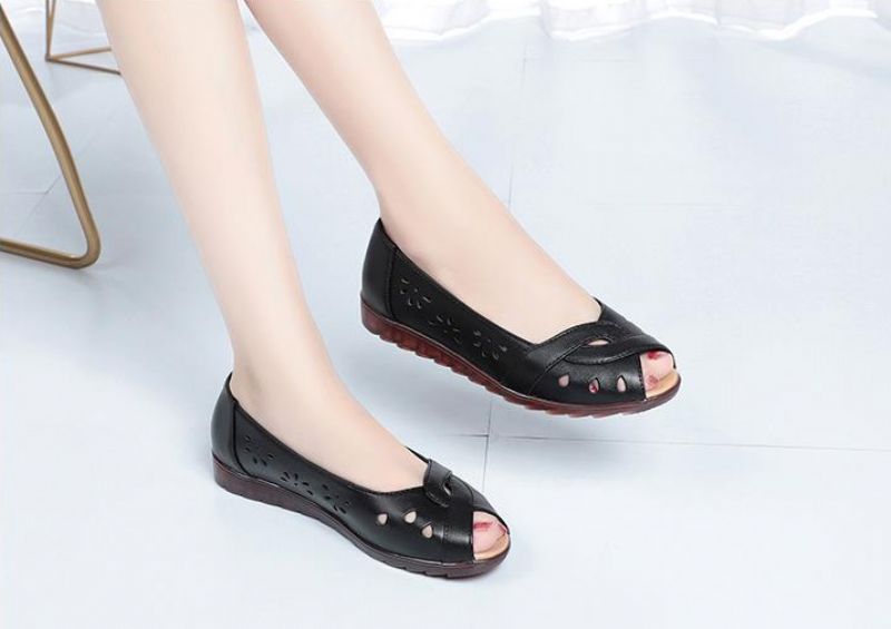 Lucy Dames Platte Schoenen Sandaal - Groen