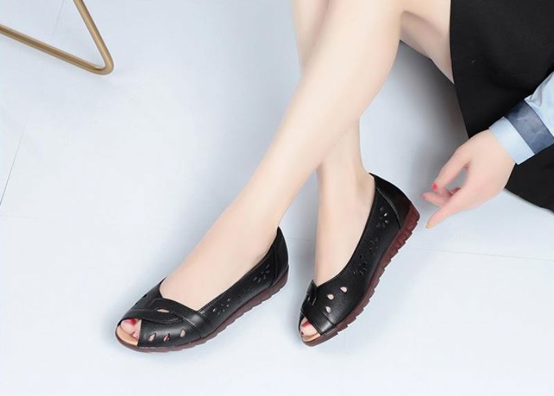 Lucy Dames Platte Schoenen Sandaal - Groen