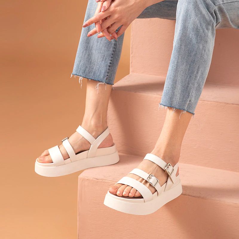 Lucy Dames Sandaal - Beige