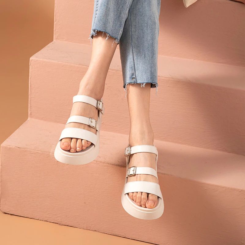 Lucy Dames Sandaal - Beige