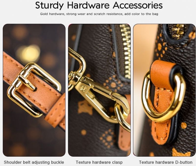 Lucy Dames Sling Handtas - Bruin