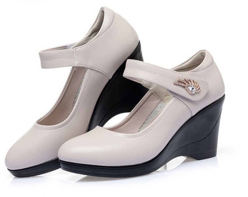 Lucy Dames Wedge Platform Schoenen - Zwart
