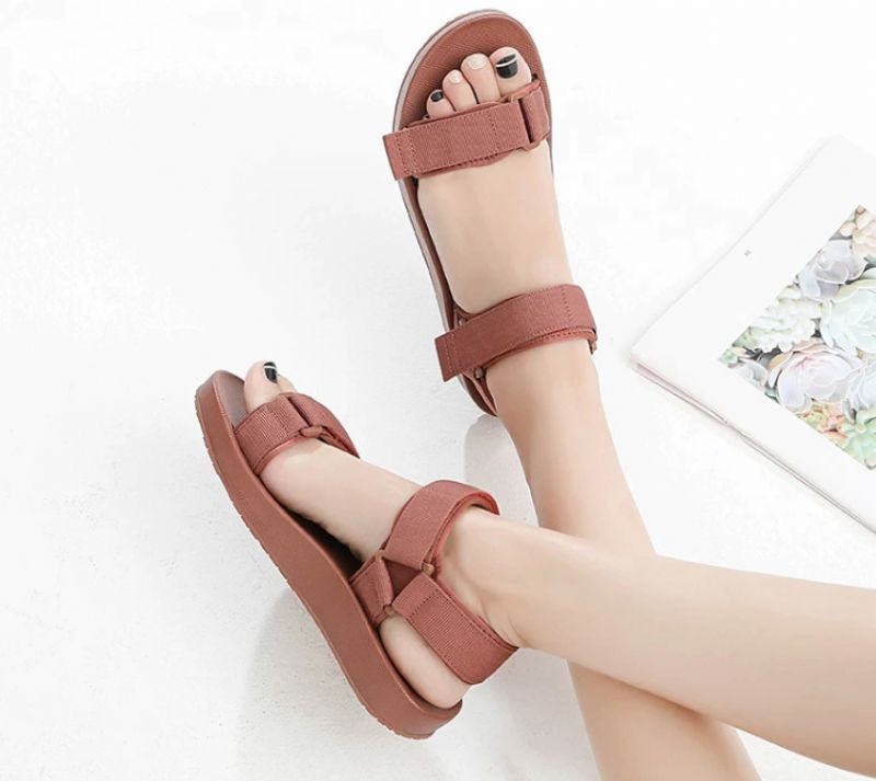 Ludmila Dames Sandalen - Bonenrood