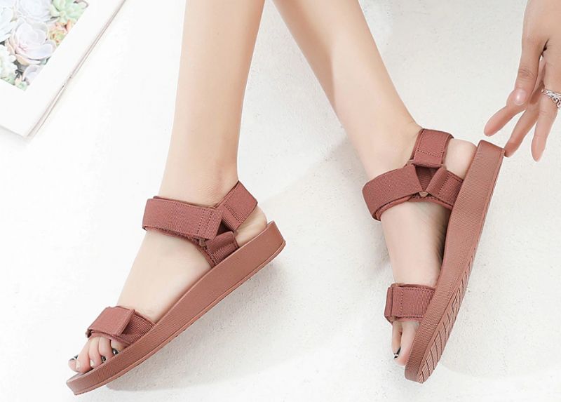 Ludmila Dames Sandalen - Bonenrood