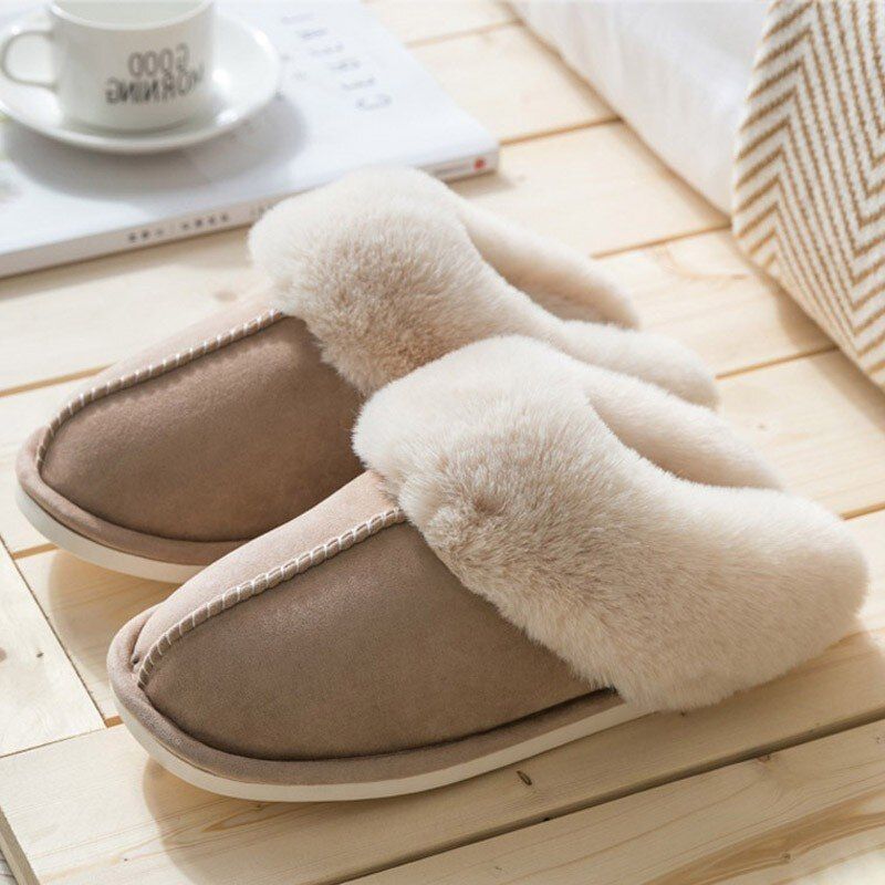 Ludociel Heren Winter Pantoffels - Grijs