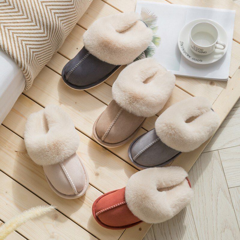 Ludociel Heren Winter Pantoffels - Grijs