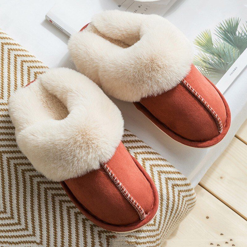 Ludociel Heren Winter Pantoffels - Grijs