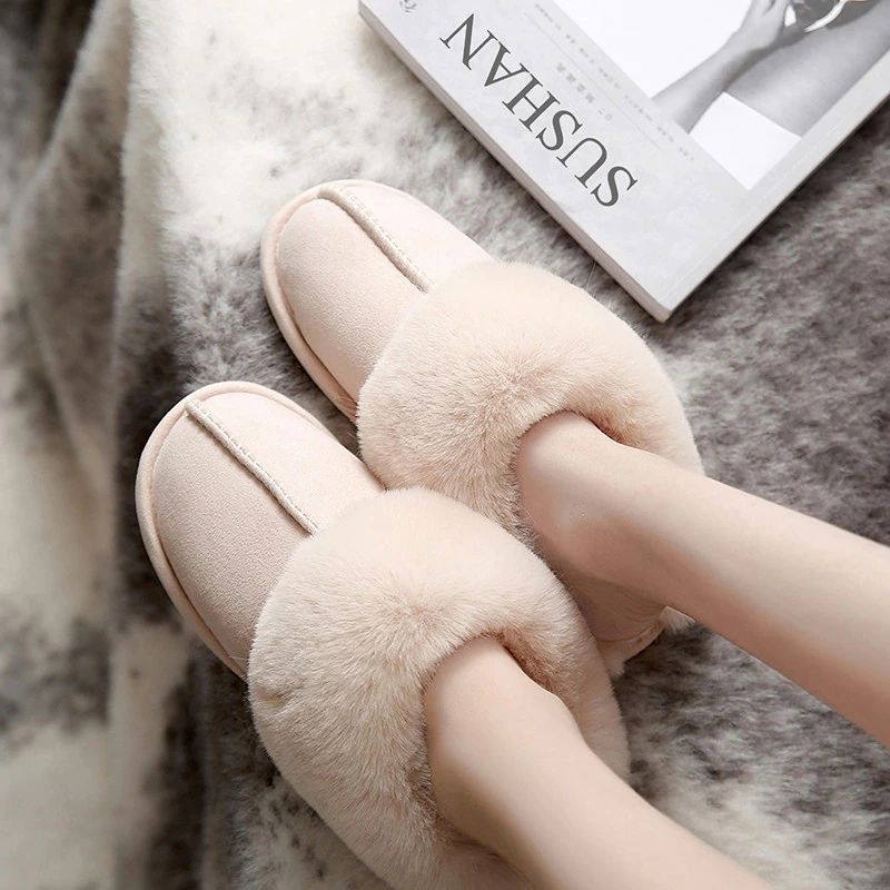 Ludociel Heren Winter Pantoffels - Grijs