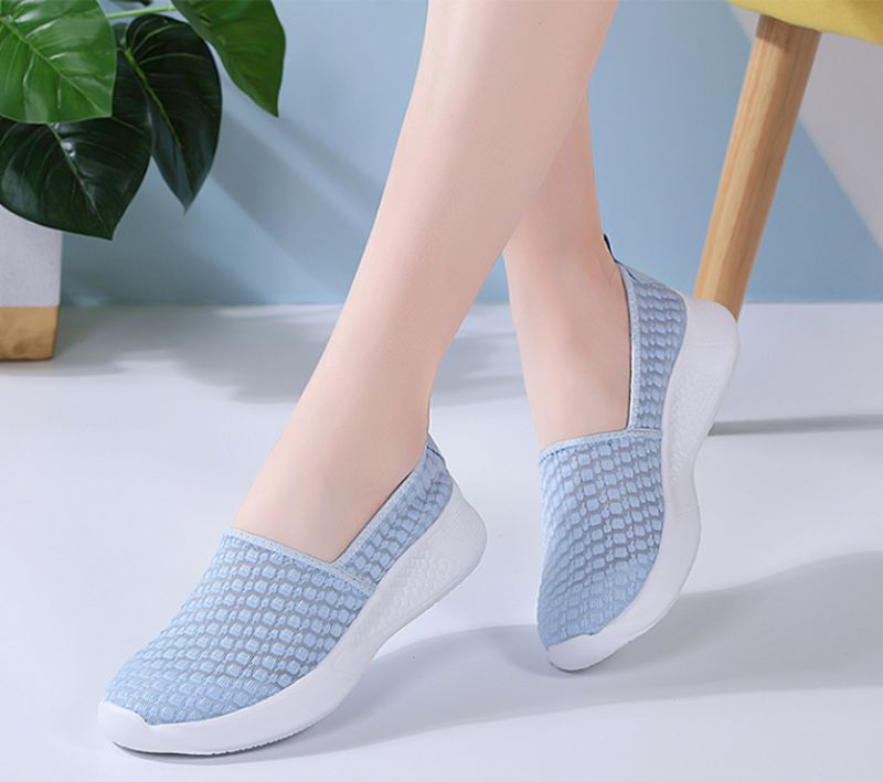 Ludy Dames Slip-on Loafer Schoenen - Blauw