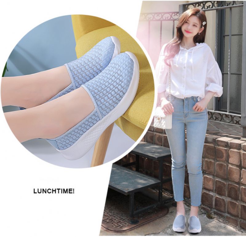 Ludy Dames Slip-on Loafer Schoenen - Blauw