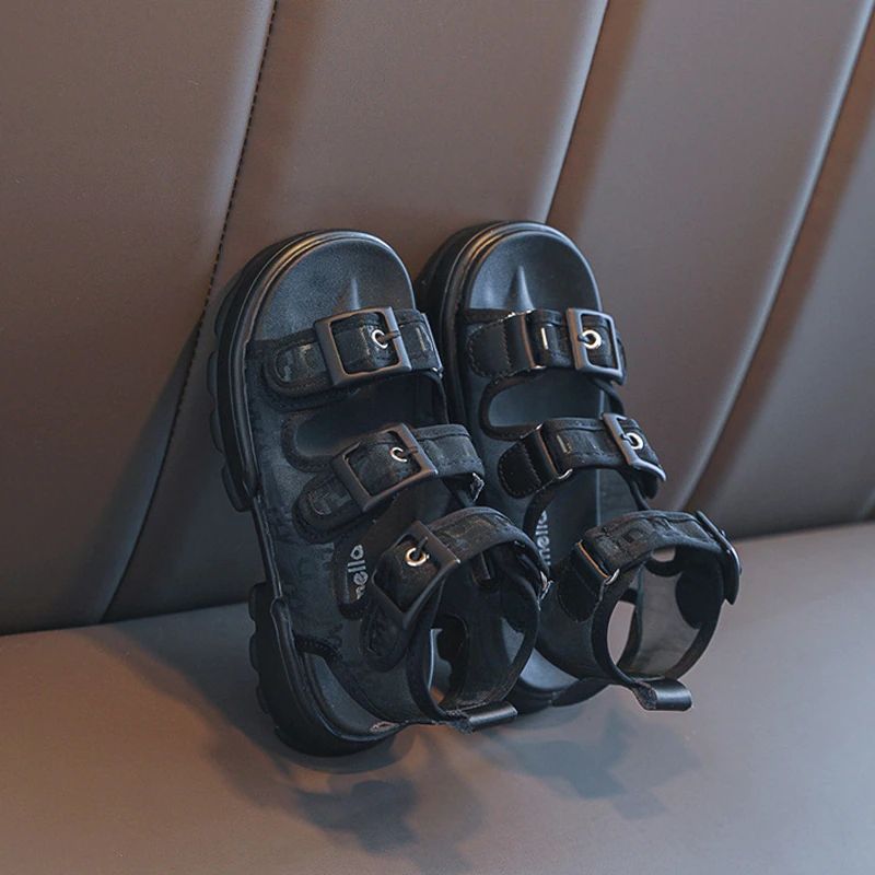 Ludy Gladiator Sandaal Voor Meisjes - Zwart