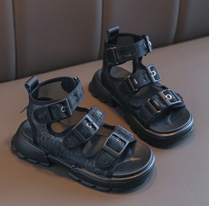 Ludy Gladiator Sandaal Voor Meisjes - Zwart