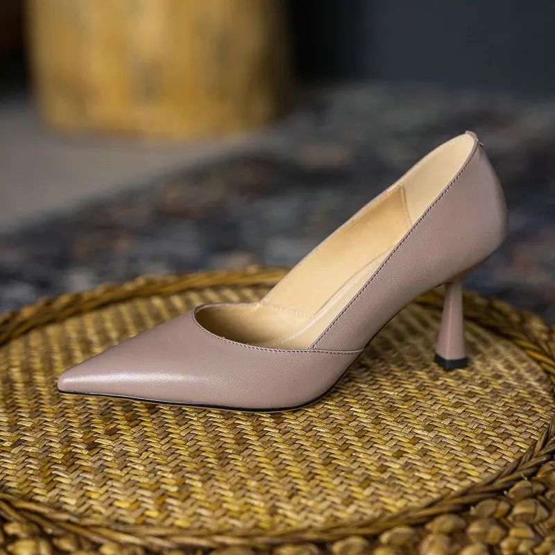 Luisa Dames Bruiloft Dunne Hoge Pumps - Beige