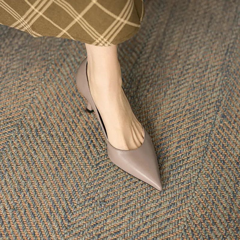 Luisa Dames Bruiloft Dunne Hoge Pumps - Beige