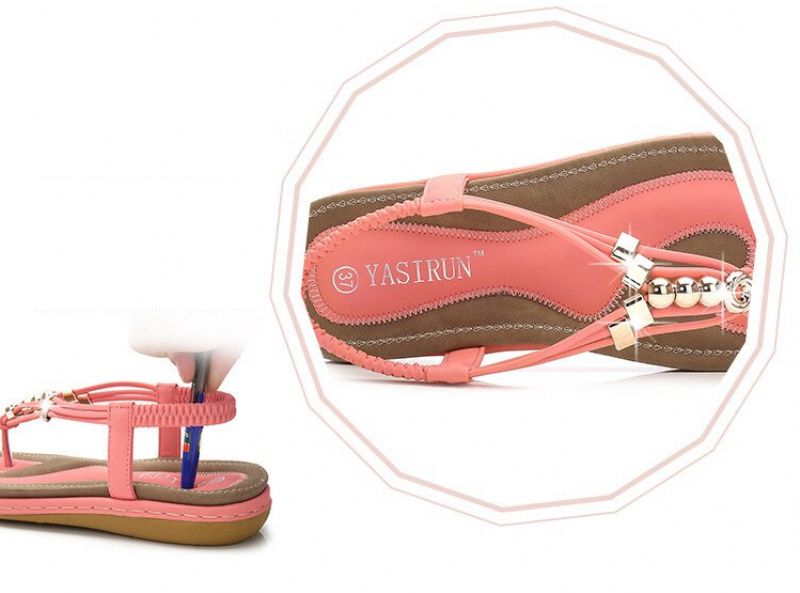 Luisa Dames Comfortabele Zomer Sandaal - Roze