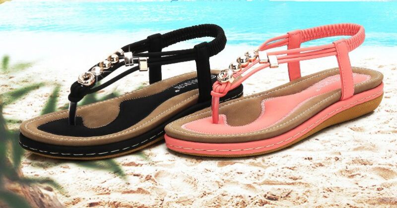 Luisa Dames Comfortabele Zomer Sandaal - Roze