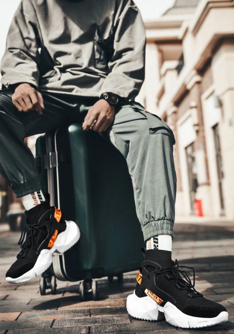 Luka Herenmode Sneakers - Zwart