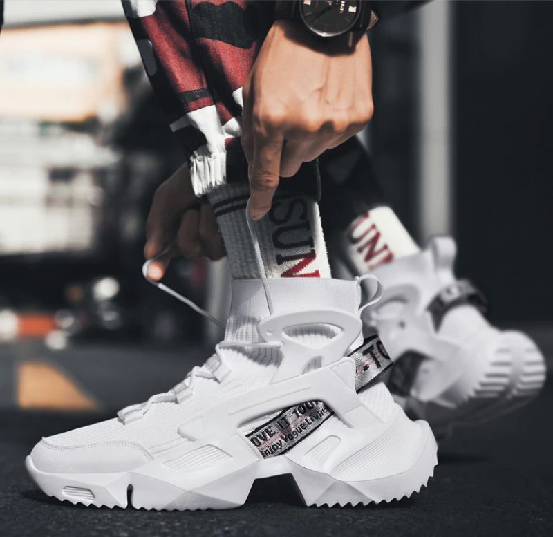Luka Herenmode Sneakers - Zwart