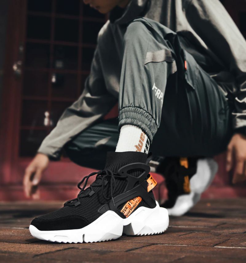 Luka Herenmode Sneakers - Zwart