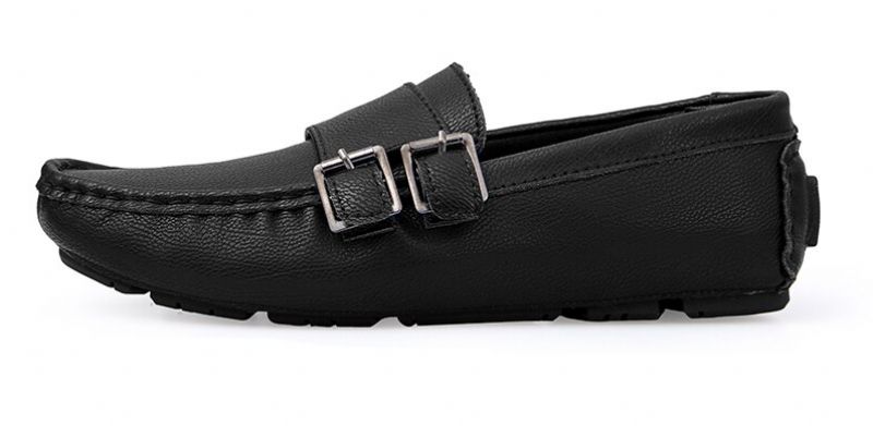 Luken Heren Loafers Dress Schoenen - Zwart