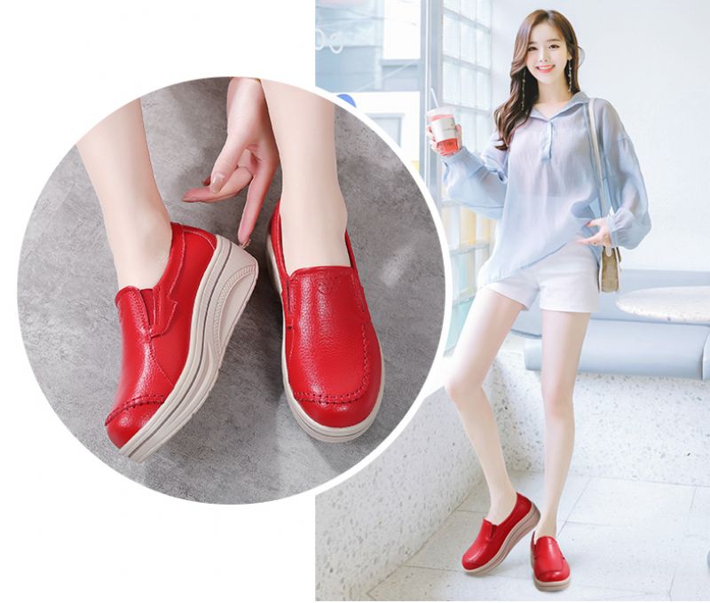Lumi Dames Platform Schoenen - Geel
