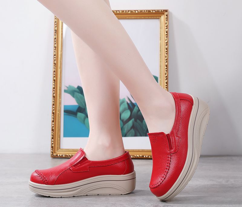 Lumi Dames Platform Schoenen - Geel