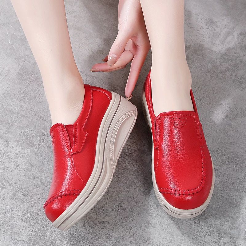 Lumi Dames Platform Schoenen - Geel