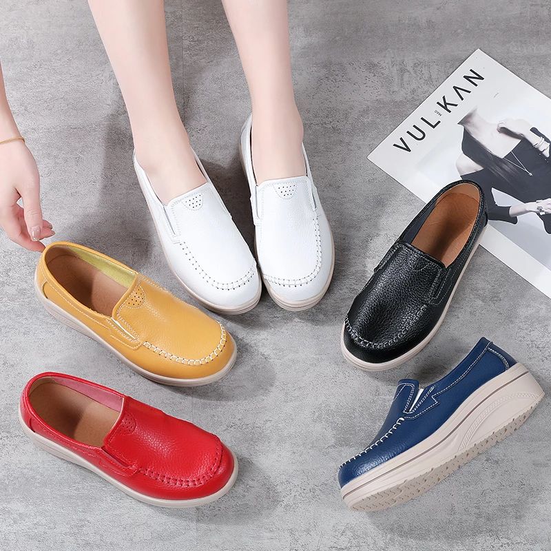 Lumi Dames Platform Schoenen - Geel